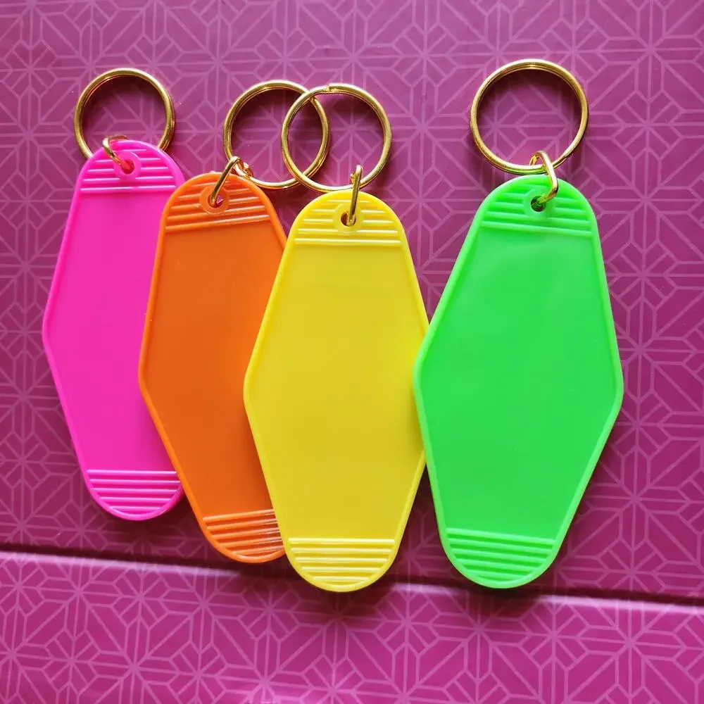 Custom Motel Keychains Car Accessories Customizable Gift Travel Summer Road Trip